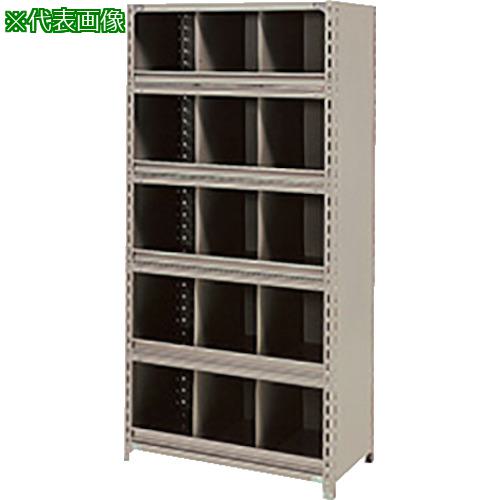 ■NAIKI E型ボックス棚 W890×D315×H2100〔品番:RLE7317〕【1766510:0】[送料別途見積り][掲外取寄][店頭受取不可]