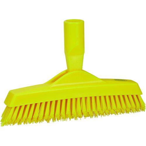 ■Vikan エッジブラシ 7040 黄《10個入》〔品番:70406〕【1805073×10:0】[送料別途見積り][掲外取寄][店頭受取不可]