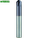 ■GUHRING 面取り用ミーリングカッタ 90°フラットポイント レギュラTiAlNコート 10mm〔品番:678610.000〕【1820197:0】[送料...