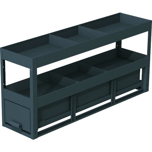 ■DENSAN バンキャビネット(サイド棚)〔品番:SCTS04〕【1947796:0】[法人・事業所限定][直送元][店頭受..