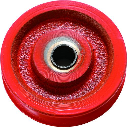 ■TRUSCO 強力型滑車用シーブ 100mm(鋳物製)〔品番:TK100〕【1948939:0】[店頭受取不可]