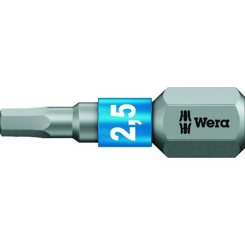 ■Wera 840/1 BTZ ヘックスプラスビット 2.5 x 25 mm〔品番:056682〕【1952937:0】[店頭受取不可]