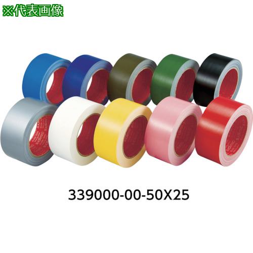 ■SLIONTEC カラー布粘着テープ25mm レッド〔品番:339000RD2025X25〕【1953942:0】[店頭受取不可](3)