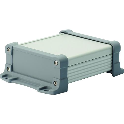 ■タカチ フランジ足付 防水アルミケース シルバー/グレー〔品番:EXWF15520SG〕【1955673:0】[送料別途見積り][掲外取寄][店頭受取不可]