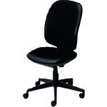 ■PLUS 657726)事務イス プリセア KC-K63NL BK 〔品番:KCK63NLBK〕【1958654:0】[送料別途見積り][法人・事業所限定][外直送][店頭受取不可]