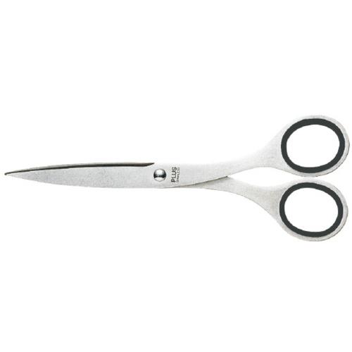 ■プラス 34725)ステンレスハサミ NO.165 ブラック〔品番:NO.165BK〕【1959653:0】[送料別途見積り][掲外取寄][店頭受取不可]