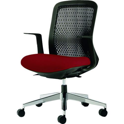 ■PLUS 41621)事務イス Try KB-TR62SEL RD〔品番:KBTR62SELRD〕【1963268:0】[送料別途見積り][法人・事業所限定][外直送][店頭受取不可]