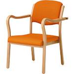 ■PLUS 39389)木製椅子 M・L肘 SH360 DB-UMAL36 OR〔品番:DBUMAL36OR〕【1968073:0】[送料別途見積り][法人・事業所限定][外直送][店頭受取不可]