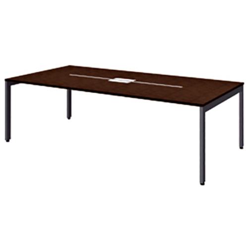 ■PLUS 639268)FV 会議テーブル FV-2412M LM/BK 〔品番:FV2412MLMBK〕【1969727:0】[送料別途見積り][法人・事業所限定][外直送][店頭受取不可]