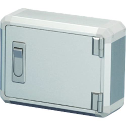 ■タカチ 開閉式コントロールボックス 鍵なしタイプ シルバー/グレー〔品番:FCW133040NGS〕【1969925:0..