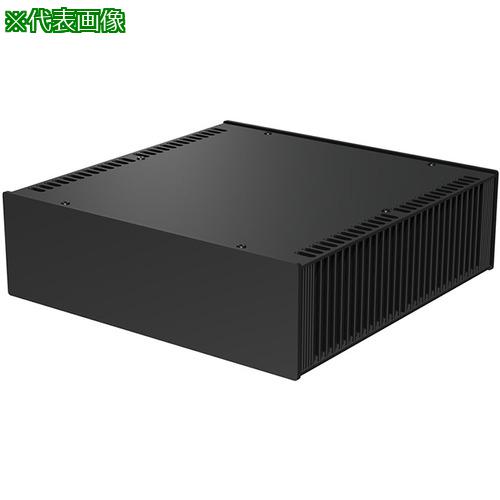 ■タカチ 縦型ヒートシンク式アルミサッシケース ブラック〔品番:HY702323BB〕【1970118:0】[法人・事業所限定][外直送元][店頭受取不可]