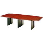 ■PLUS 02413)EX-600 会議用大型テーブル EX-3200WA WT〔品番:EX3200WAWT〕【1971181:0】[送料別途見積..