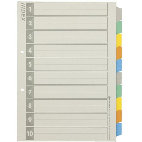 ■JTX 381563)再生INDEX5色10山50組 D137J-10Y10〔品番:D137J10Y10〕【1972514:0】[送料別途見積り][掲外取寄][店頭受取不可]