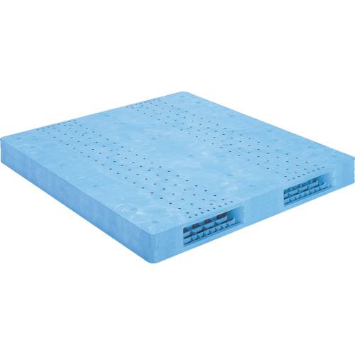 ■サンコー プラスチックパレット 825601 R2-1616F ライトブルー〔品番:SKR21616FBL〕【1982097:0】[送料別途見積り][法人・事業所限定][外直送][店頭受取不可]