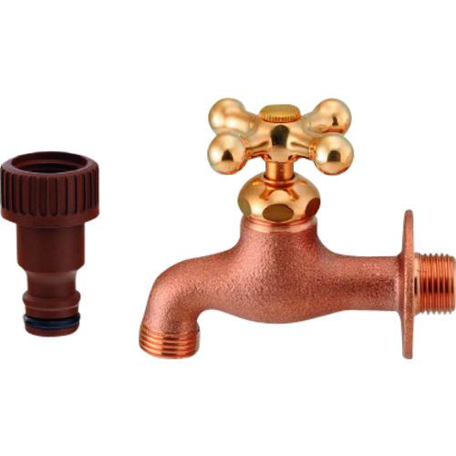 ■KAKUDAI ガーデン用横水栓//レトロ〔品番:70102813〕【1986644:0】[送料別途見積り][掲外取寄][店頭受取不可]