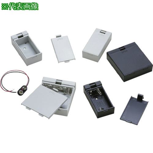 ■タカチ 外付け電池ボックス(ブラック)006P×1〔品番:MD006PB〕【1990248:0】[送料別途見積り][掲外取寄][店頭受取不可]