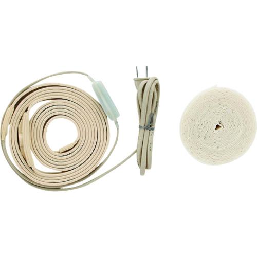 ■KAKUDAI 凍結防止帯(パイロットランプつき)//10m〔品番:6980510〕【1999363:0】[送料別途見積り][掲外取寄][店頭受取不可]