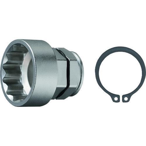 《メーカー》アネックスツール（株）《品番》AOA-3032《特長》●オフセットアダプター30mm専用ソケットです。《用途》●狭い所でのボルト・ナット回し、全ネジのナット回しに。《仕様》●全長(mm):42●適応サイズ(mm):H32●対辺(mm):32●適合サイズ(mm):H32●差込角(mm):H30●外径(mm):43《仕様2》●本体差込角(mm):H30●ソケット抜け防止のCリング付●貫通穴径(mm):25《原産国（名称）》日本《材質／仕上》●専用ソケット:合金鋼《セット内容／付属品》●Cリング（1個）《注意》●Cリング取り付けには別売のスナップリングプライヤーが必要となります。《JANコード》4962485276157《本体質量》125.0gアネックス　オフセットアダプター30mm　専用ソケット　H32mm〔品番：AOA-3032〕[注番:2000968][本体質量：125.0g]《包装時基本サイズ：140.00×75.00×45.00》〔包装時質量：140.0g〕分類》電動・油圧・空圧工具》ドライバービット》ビット用アタッチメント☆納期情報：取寄管理コード(006) メーカー直送品 (欠品の場合有り)