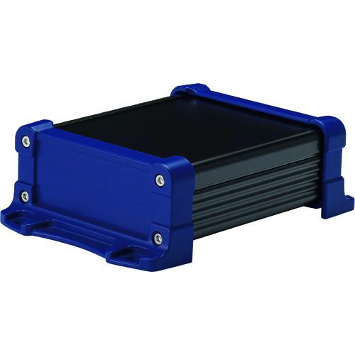 ■タカチ フランジ足付 防水アルミケース ブラック/ネイビー〔品番:EXWF15615BN〕【2006666:0】[法人・事業所限定][外直送元][店頭受取不可]