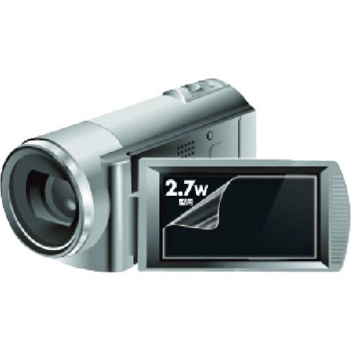 《メーカー》サンワサプライ（株）《品番》DG-LC27WDV《特長》●デジタルビデオカメラ用2.7型ワイド液晶保護フィルムです。●反射防止タイプです。●反射防止加工で映り込みを抑制します。●硬度の高いハードフィルムを使用しており、傷や埃、指紋等から液晶画面を守ります。●デジタルビデオカメラの2.7型ワイド液晶画面に切らずにそのまま貼れます。●接着面にシリコン素材を使用し、画面にぴったり貼り付きます。両面テープ不要です。●貼りなおし可能です。＊液晶画面のみの保護になります。外枠の黒い部分などは保護しません。《用途》《仕様》●厚さ(mm):0.2《仕様2》●反射防止タイプ●材質:接着面／シリコン膜、外側／PET●サイズ:2.7型ワイド（W58×H32mm）●枚数:1枚●適合機種:2.7型ワイド液晶画面を持つデジタルビデオカメラ●タッチパネル対応《原産国（名称）》日本《材質／仕上》《セット内容／付属品》《注意》《JANコード》4969887350829《本体質量》0.0gSANWA　液晶保護フィルム（2．7型ワイドデジタルビデオカメラ用）〔品番：DG-LC27WDV〕[注番:2008772][本体質量：0.0g]《包装時基本サイズ：××》〔包装時質量：〕分類》オフィス・住設用品》OA用品》OAフィルター☆納期情報：取寄管理コード(909) メーカー直送品【法人限定＝会社名ご記入お願い致します。】