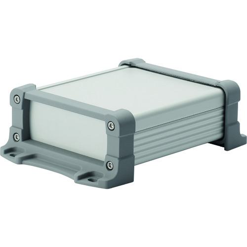 ■タカチ フランジ足付アルミケース EMCシールドタイプ シルバー/グレー〔品番:EXEF11618SG〕【2012896:..