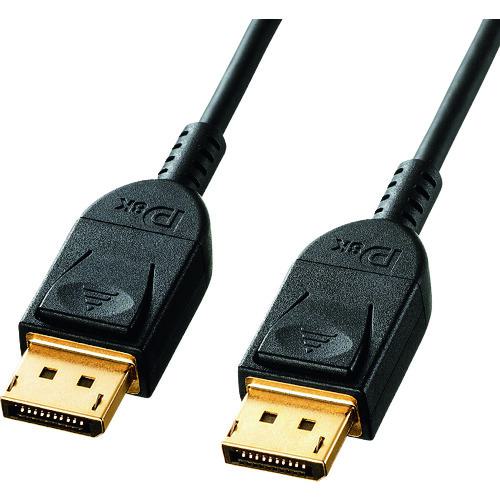 ■SANWA DisplayPortケーブル 1.5m(Ver1.4)〔品番:KCDP1415〕【2013374:0】[法人・事業所限定][外直送元][店頭受取不可]
