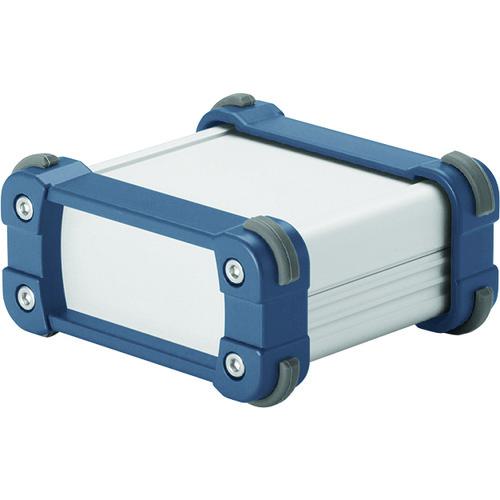 ■タカチ コーナーガード付アルミケースアルミパネルタイプ シルバー/インディゴ〔品番:EXP12418SI〕【2014498:0】[法人・事業所限定][外直送元][店頭受取不可]