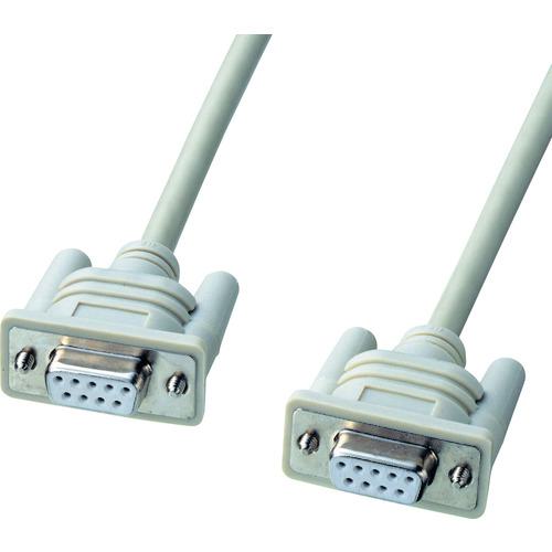 ■SANWA エコRS-232Cケーブル(1.5m)〔品番:KRECM15〕【2019737:0】[法人・事業所限定][外直送元][店頭受取不可]