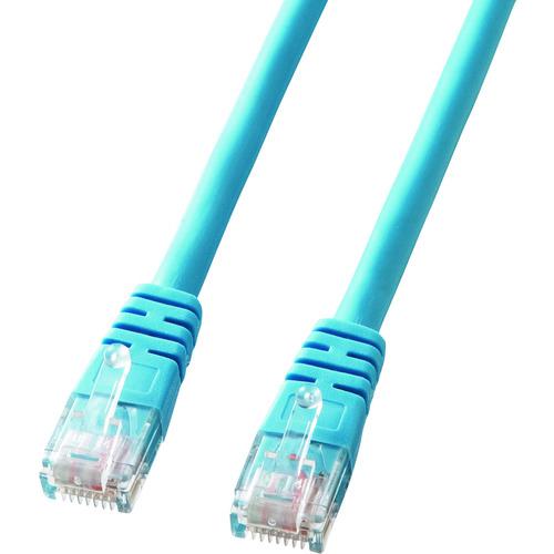 ■SANWA エンハンスドカテゴリ5より線クロスLANケーブル ライトブルー 2m〔品番:KBT5Y02LBCN〕【2021275:0】[送料別途見積り][掲外取寄][店頭受取不可]