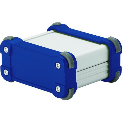 ■タカチ コーナーガード付アルミケースIP65防水タイプ シルバー/ネイビー〔品番:EXW15615SN〕【2022374:0】[法人・事業所限定][外直送元][店頭受取不可]