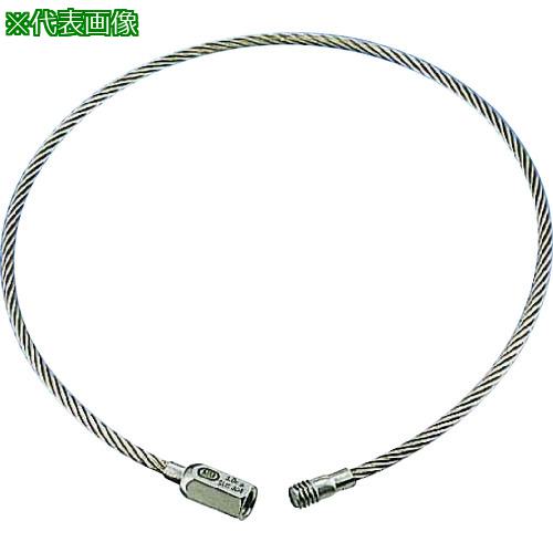 ■水本 カットワイヤ ステンレス ワイヤーキャッチ 全長1680mm〔品番:A826〕【2024565:0】[送料別途見積..