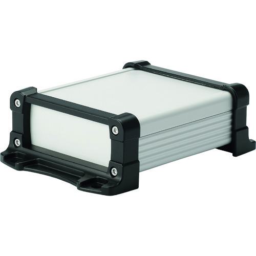 ■タカチ フランジ足付アルミケース アルミパネルタイプ シルバー/ブラック〔品番:EXPF20614SB〕【20287..