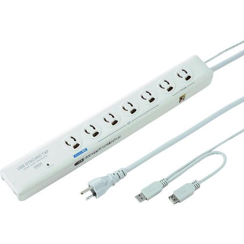 ■SANWA 高性能雷連動タップ〔品番:TAPRE10SPUN〕【2031377:0】[法人・事業所限定][外直送元][店頭受取不可]