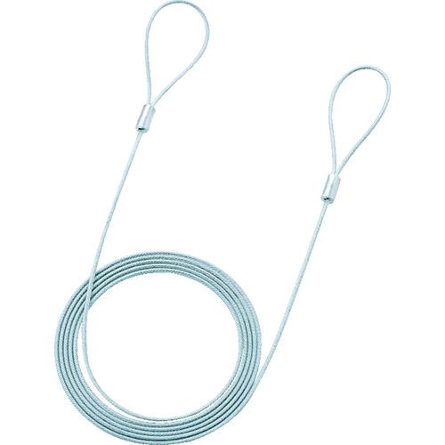 ■SANWA eセキュリティ(ワイヤー、2.0m・1.6mm)〔品番:SLE3W2〕【2031529:0】[送料別途見積り][掲外取寄][店頭受取不可]