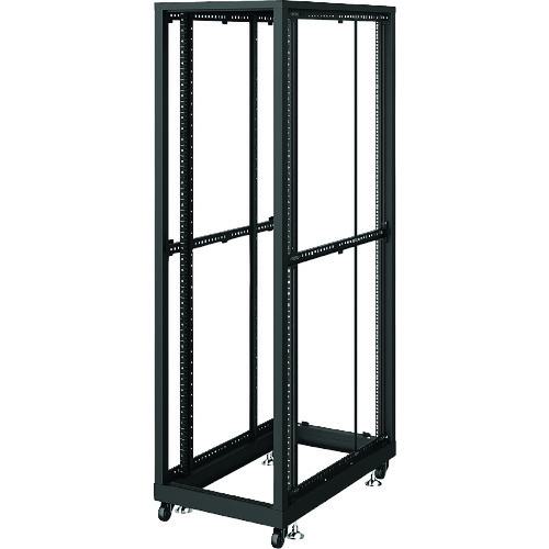 ■SANWA 19インチサーバーラック パネルなし(42U)〔品番:CPSVN4210NPBKN〕【2032301:0】[送料別途見積り][法人・事業所限定][外直送][店頭受取不可]