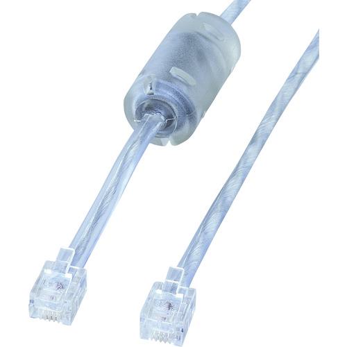 ■SANWA コア付シールドツイストモジュラーケーブル〔品番:TELFST7N2〕【2032434:0】[送料別途見積り][..