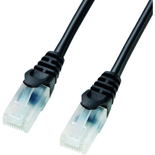 ■SANWA ツメ折れ防止CAT5eLANケーブル〔品番:LAY5TS005BK〕【2032540:0】[送料別途見積り][掲外取寄][..