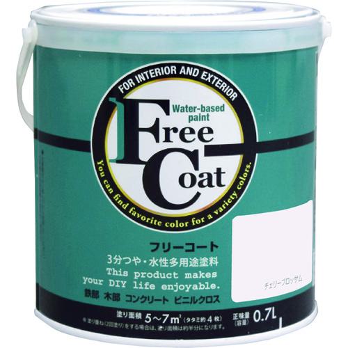 ■アトムペイント 水性フリーコート 0.7L チェリーブロッサム《6缶入》〔品番:0000123247〕【2037129×6:..