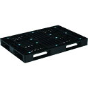 ■サンコー 樹脂パレット(片面四方差し) リサイクルプラスチックパレット 811700 D4-1309 間口1300×奥行900×高さ120mm〔品番:SKD4...