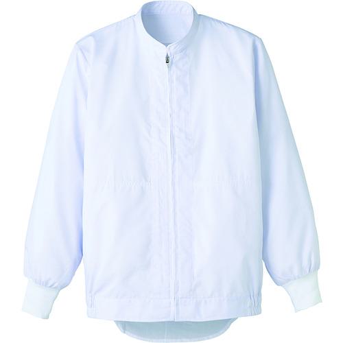 ■サンペックス 長袖ジャンバー ホワイト〔品番:DC513S〕【2038733:0】[送料別途見積り][掲外取寄][店頭受取不可]