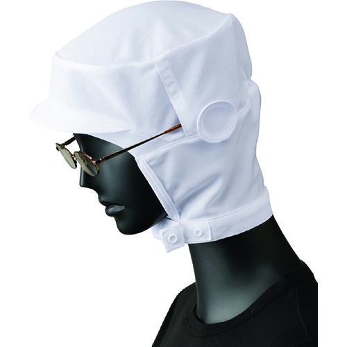 ■サンペックス ショートフード 衛生帽子 ホワイト LL〔品番:G5114LL〕【2046632:0】[送料別途見積り][掲外取寄][店頭受取不可]