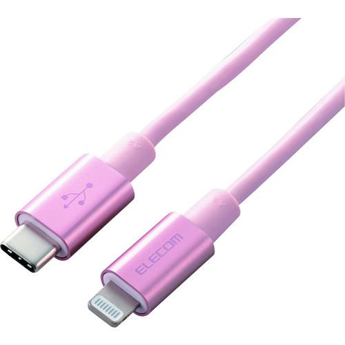 《メーカー》エレコム（株）《品番》MPA-CLPS10PN《特長》●■Lightningコネクタを搭載したiPhone・iPod・iPadと、USB-Cポートを搭載したパソコンを接続し、充電・データ転送ができるUSB-C to Lightningケーブルです。●■USB PD(Power Delivery)に対応し最大20V 3A(60W)の大電流を送電可能で、iPhoneの高速充電に対応しています。《用途》●美しく、強い。●耐久設計で断線しにくいスリム耐久ケーブルを採用。● Lightningコネクタを搭載したiPhoneなどとUSB-Cポートを搭載したパソコンや充電器を接続し、充電・データ転送ができる耐久仕様のUSB-C to Lightningケーブル。《仕様》●長さ(m):1.0m ※コネクタ含まず●色:ピンク《仕様2》●■コネクタ形状1:Lightningコネクタ(オス)■コネクタ形状2:USB-Cコネクタ(オス)■使用目的・用途:USB-C端子を持つPC及び充電器とLightningコネクタを搭載したiPhone●iPad●iPodを接続し、充電・データ転送が可能です。●■パッケージ:PET折り箱■保証期間:1年《原産国（名称）》中国《材質／仕上》《セット内容／付属品》《注意》●※USB-C搭載iPadの充電には対応しておりません。●USB-C搭載iPadからLightning搭載端末への給電は可能です。●※Power DeliveryまたはThunderboltに対応したUSB-Cポート付きのパソコン・充電器の場合に高速充電が可能です。●※スリムタイプコネクタを採用していますが、万が一ケースなどが干渉し挿入しにくい場合は、ケースなどを外してご使用ください。《JANコード》4549550138031《本体質量》0.058kgエレコム　USB−C　to　Lightningケーブル（耐久仕様）〔品番：MPA-CLPS10PN〕[注番:2050201][本体質量：0.058kg]《包装時基本サイズ：20.00×70.00×170.00》〔包装時質量：0.058kg〕分類》オフィス・住設用品》OA用品》ケーブル☆納期情報：取寄管理コード(009) メーカー直送品【法人限定＝会社名ご記入お願い致します。】