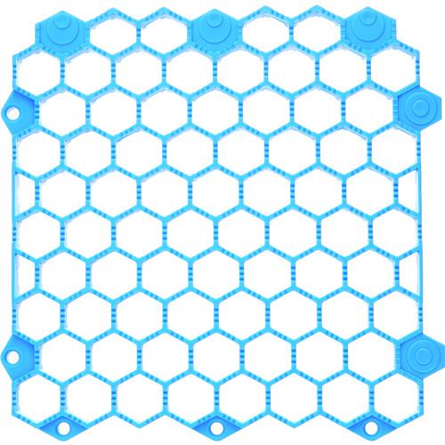 ■TRUSCO 抗菌・防炎ジョイントスノコ 土足用 ブルー〔品番:TJDDS15BL〕【2065388:0】[店頭受取不可]