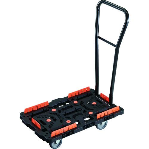 ■TRUSCO 連結式樹脂製平台車 ビートル 700X450 自在5輪 脱着式ハンドル付 コボレ止めセット付〔品番:BT700KJ5HE100〕【2068660:0】[直送DS][店頭受取不可]