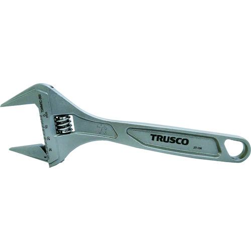 ■TRUSCO 超ワイドチタン合金製モンキーレンチ 200mm 38mm〔品番:TSWMTC200〕【2071964:0】[店頭受取不可]