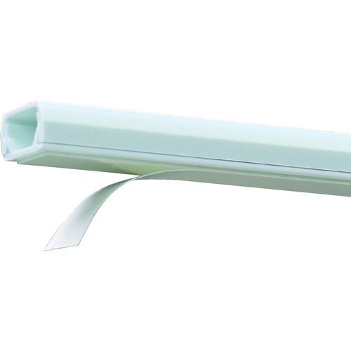 ■TRUSCO テープ付き壁面用配線カバー 2号 ホワイト 幅21mmX1m〔品番:WMC2W〕【2075353:0】[店頭受取不可]