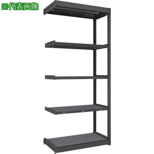 ■TRUSCO TUG型軽量棚 黒 100kg連結 940X624XH2100 5段〔品番:TUG10073L5BBK〕【2075517:0】[法人・事業所限定][直送元][店頭受取不可]