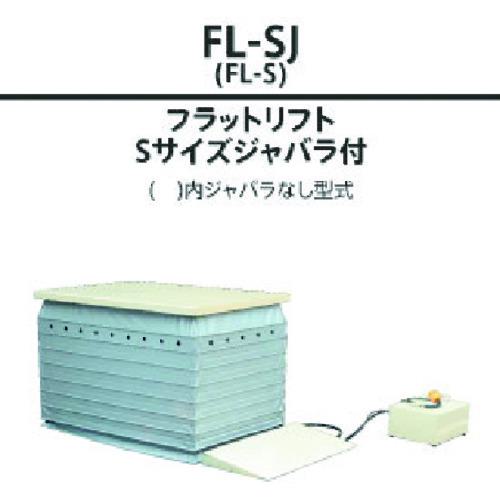 ■ダンディ 電動式昇降テーブルリフト フラットリフト Sサイズ ジャバラ付 W1150×D750〔品番:FLSJ〕【2082620:0】[送料別途見積り][法人・事業所限定][直送][店頭受取不可]