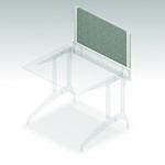 ■PLUS 628453)XF TYPE-R デスクトップパネル XR-064P-Q〔品番:XR064PQ〕【2092521:0】[送料別途見積り][法人・事業所限定][外直送][店頭受取不可]