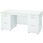 ■PLUS 671410)LA 両袖机 LA-W147A-33 WS/W4 〔品番:LAW147A33WSW4〕【2093624:0】[送料別途見積り][法人・事業所限定][外直送][店頭受取不可]